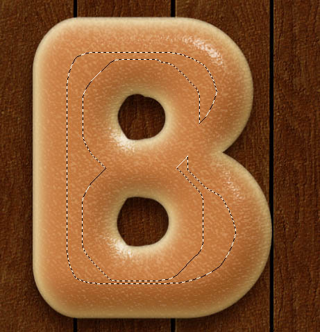 Photoshop制作逼真的的濃香字母面包字