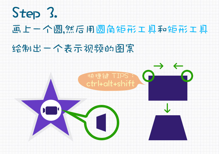 PhotoShop繪制蘋(píng)果Mac OS中新的IMovie圖標(biāo)教程