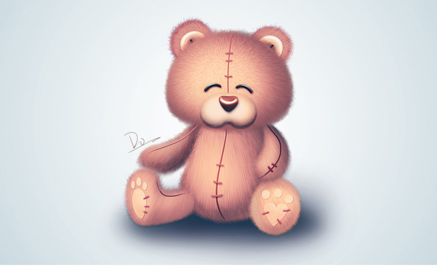 photoshop繪制漂亮小熊圖標(biāo)