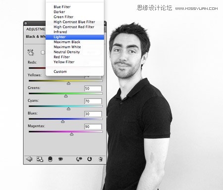 Photoshop為曝光不足的人像照片美白
