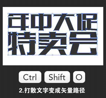 AI與PS結(jié)合制作非常有沖擊的促銷金色立體字