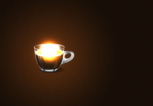 Photoshop在咖啡杯上添加精彩的燈光特效