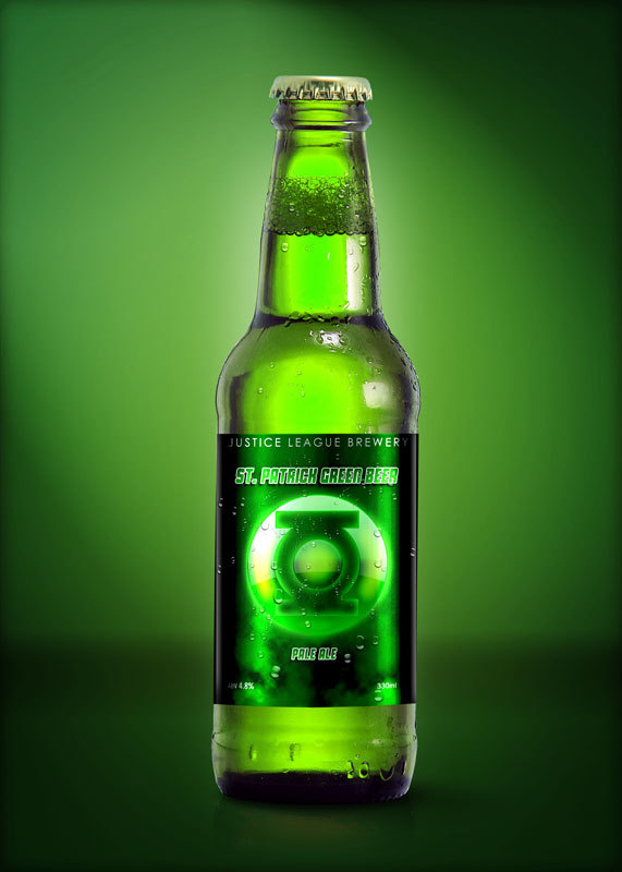Photoshop合成制作超霸氣的恐龍啤酒海報