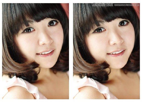 Photoshop怎么給美女人像瘦臉