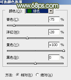 Photoshop為鐵軌美女加上粉調(diào)黃綠蜜糖色