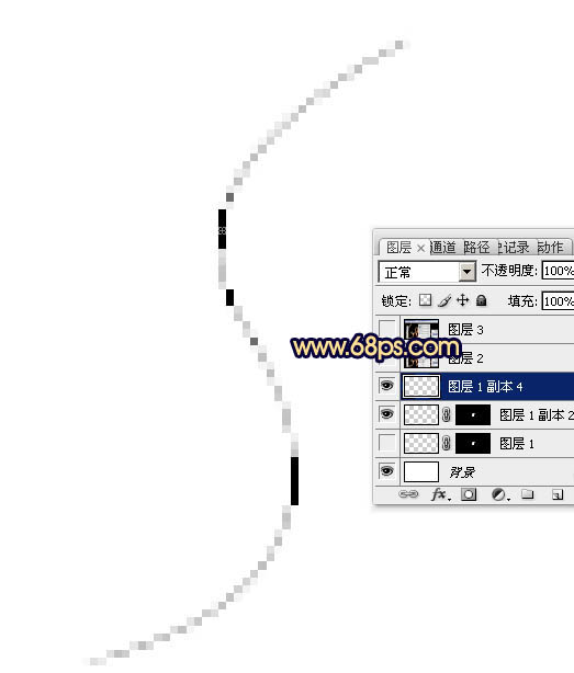 PS利用畫(huà)筆描邊快速制作夢(mèng)幻的光絲字