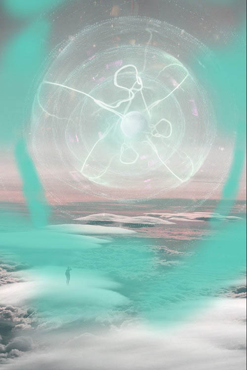 PS合成制作超酷的科幻能量場景