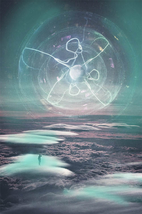 PS合成制作超酷的科幻能量場景