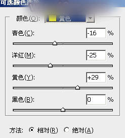 Photoshop为木桩边的美女人物加上高对比蓝黄色效果教程