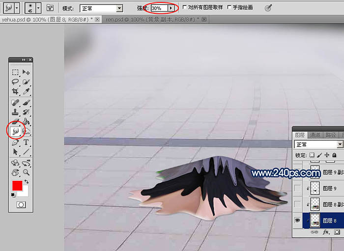 Photoshop利用液化濾鏡快速制作人物融化效果
