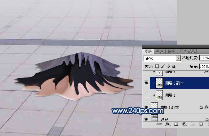 Photoshop利用液化濾鏡快速制作人物融化效果