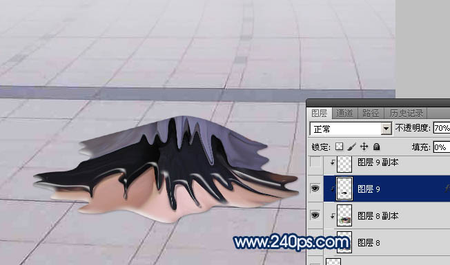 Photoshop利用液化濾鏡快速制作人物融化效果