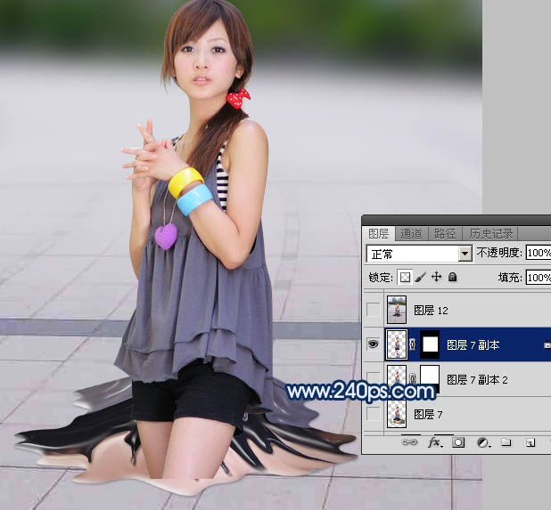 Photoshop利用液化濾鏡快速制作人物融化效果