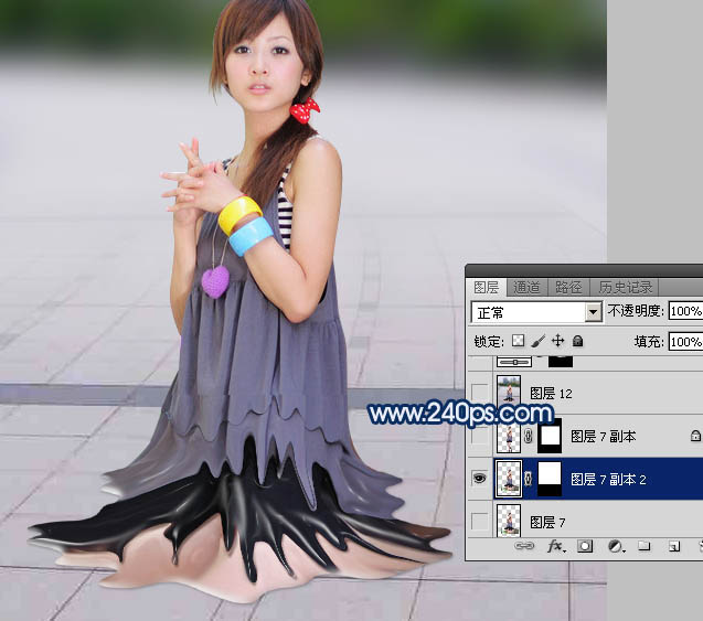 Photoshop利用液化濾鏡快速制作人物融化效果