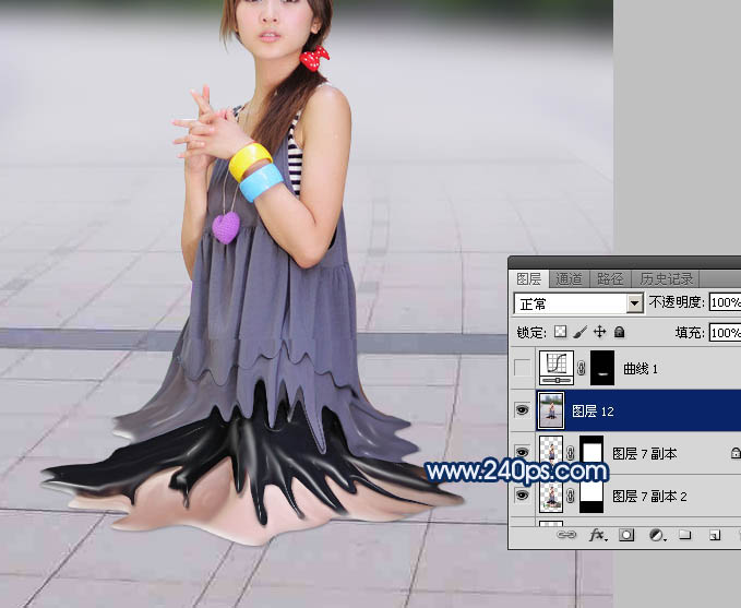 Photoshop利用液化濾鏡快速制作人物融化效果