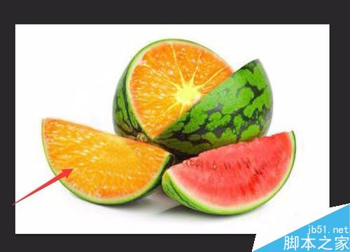 PS合成一個創(chuàng)意的橙子味西瓜效果圖