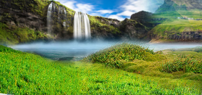 Photoshop合成小清新超自然的可樂海報