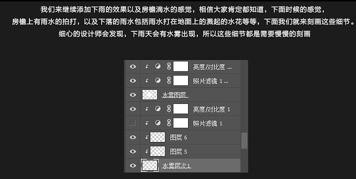 Photoshop合成陰冷的小巷雨夜場(chǎng)景