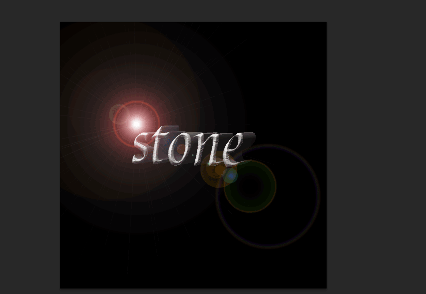 photoshop制作礦石效果立體字