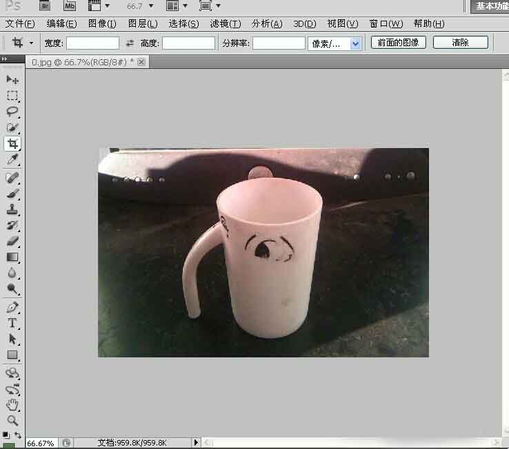 photoshop如何旋轉(zhuǎn)與裁剪圖片呢?