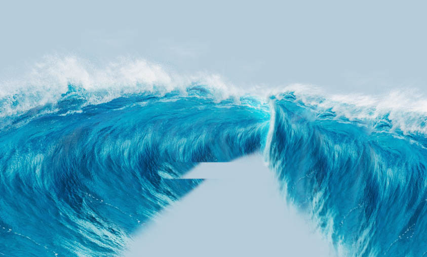 ps怎么快速合成行走在海洋底部的霸氣騎士?