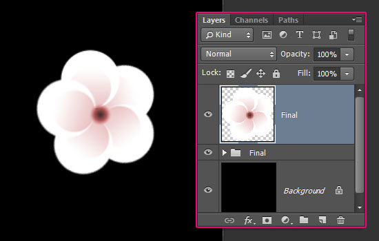 Photoshop制作桃花裝飾的春季spring藝術(shù)字教程
