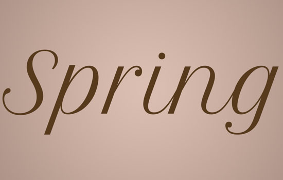 Photoshop制作桃花裝飾的春季spring藝術(shù)字教程