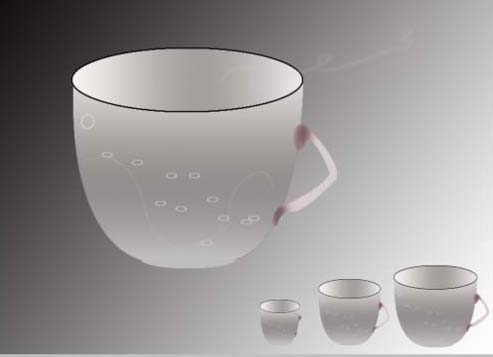 PS怎么设计一款漂亮的杯子矢量图?