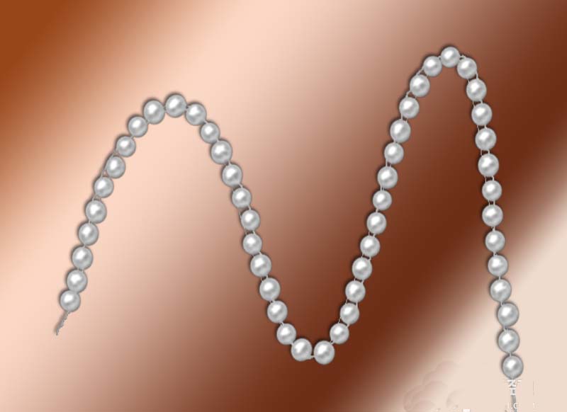 ps怎么繪制一串逼真的珍珠項鏈?