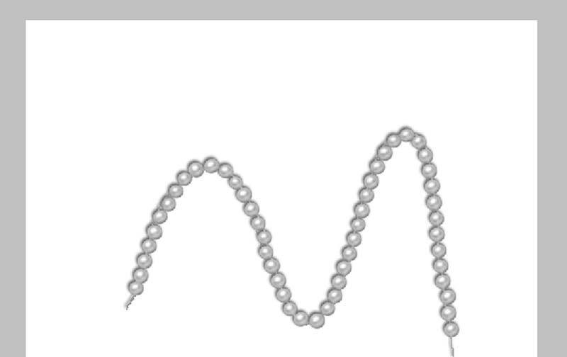 ps怎么繪制一串逼真的珍珠項鏈?