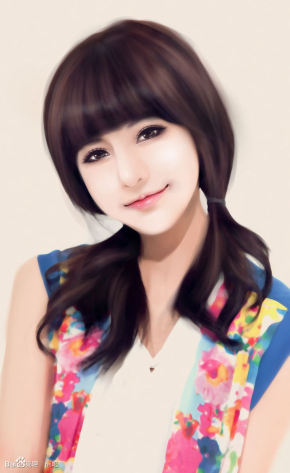 Photoshop將美女照轉(zhuǎn)為清新的仿手繪效果