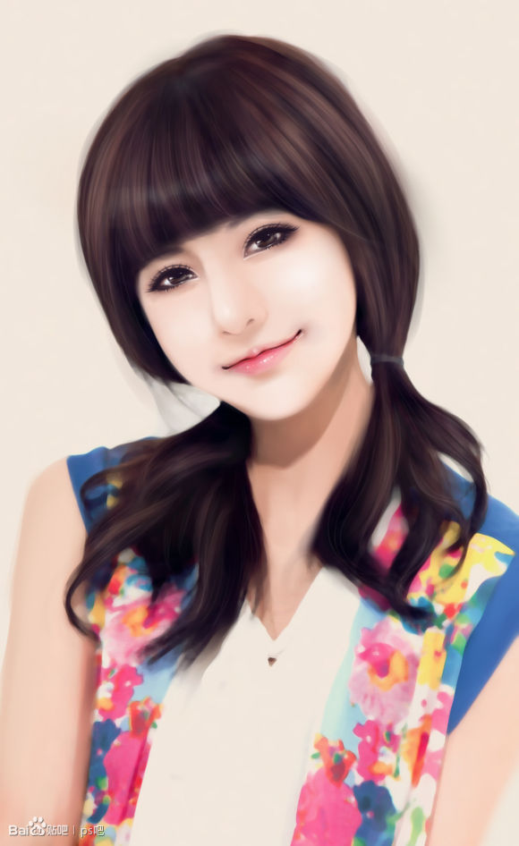 Photoshop將美女照轉(zhuǎn)為清新的仿手繪效果