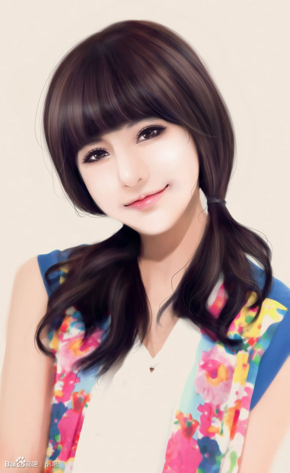 Photoshop將美女照轉(zhuǎn)為清新的仿手繪效果