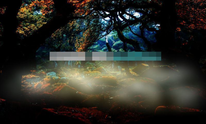 photoshop合成一張白衣天使在森林深處的夢(mèng)幻效果圖