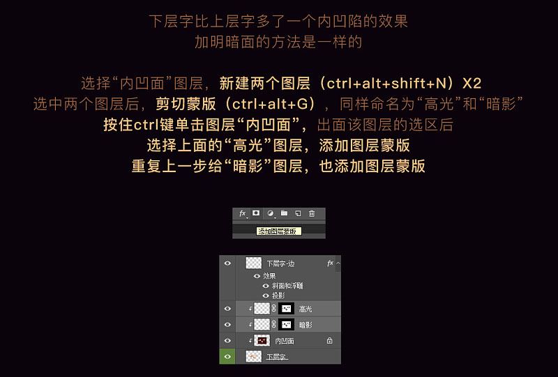 ps創(chuàng)意制作好看的越努力越幸運(yùn)的橙色紋理立體字教程