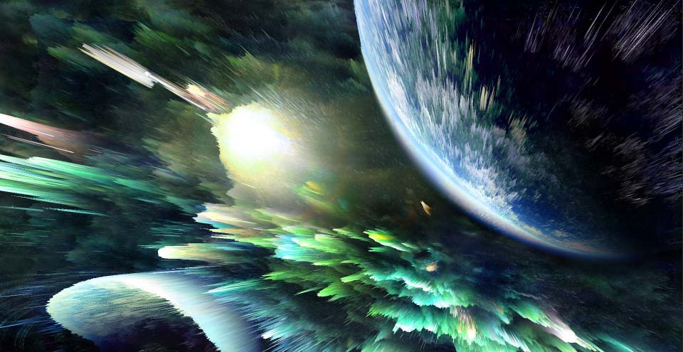 ps怎么制作具有視覺(jué)沖擊效果的3D太空背景圖?