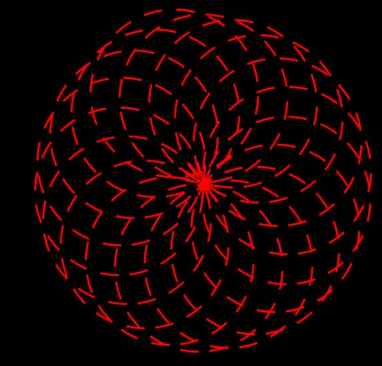 PS怎么设计球形花朵状线条图案?