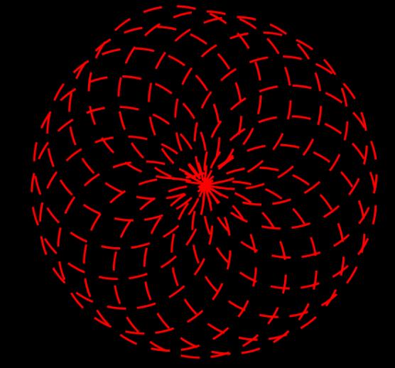 PS怎么设计球形花朵状线条图案?