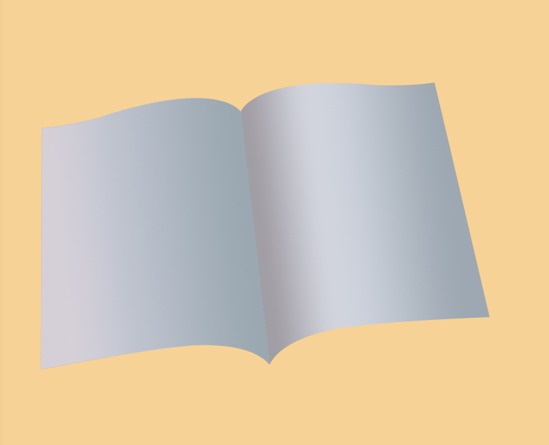 PS怎么畫逼真的空白頁書本模型? PS翻開的書本建模技巧