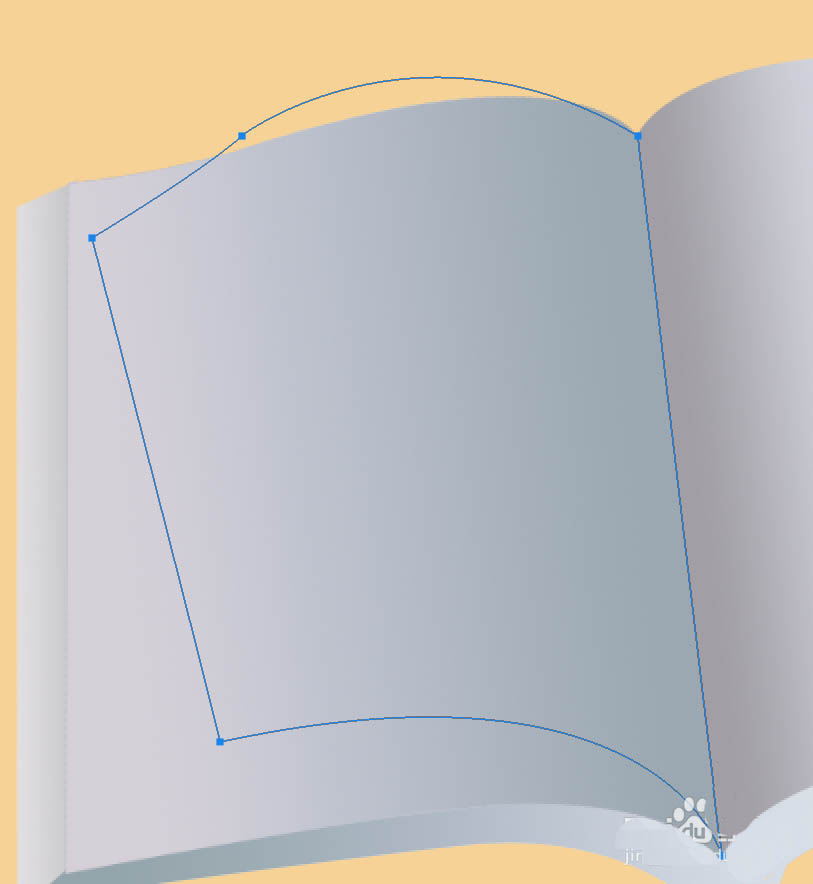 PS怎么畫逼真的空白頁書本模型? PS翻開的書本建模技巧