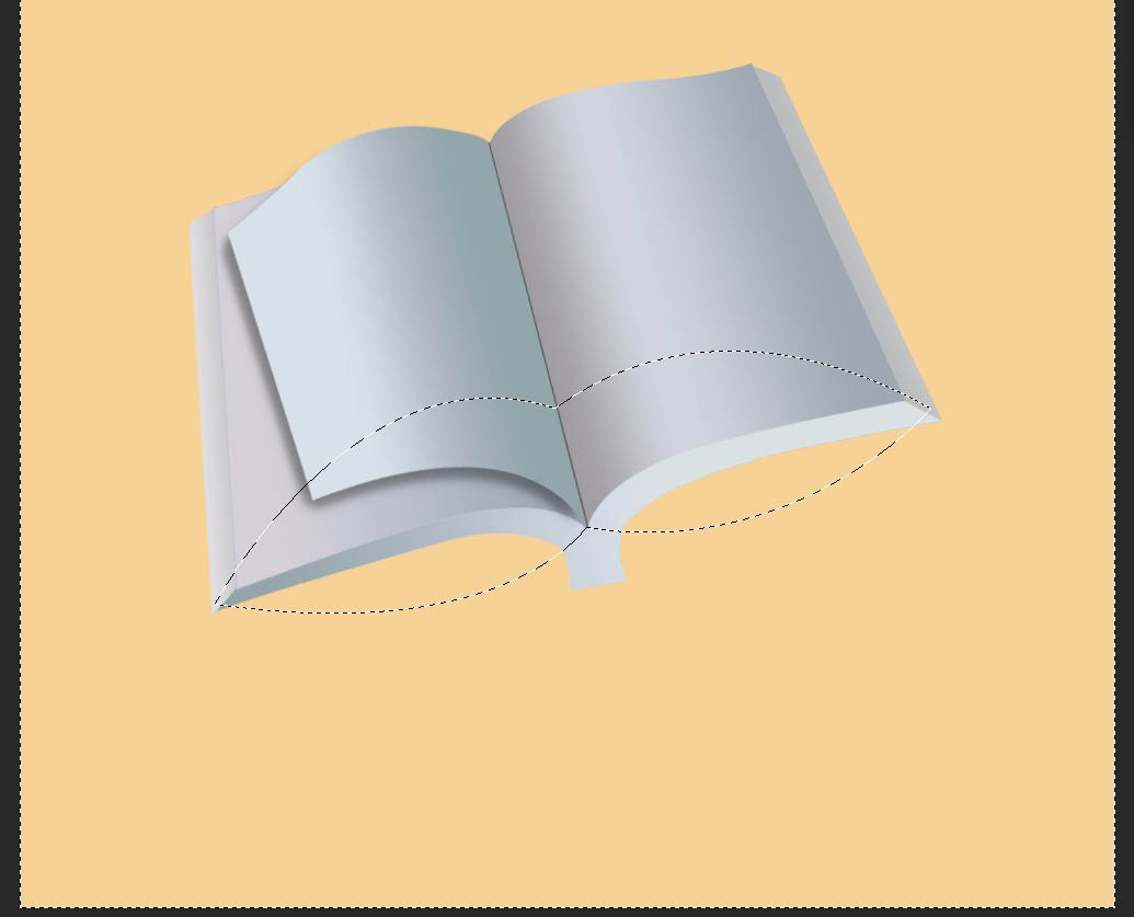 PS怎么畫逼真的空白頁(yè)書本模型? PS翻開的書本建模技巧