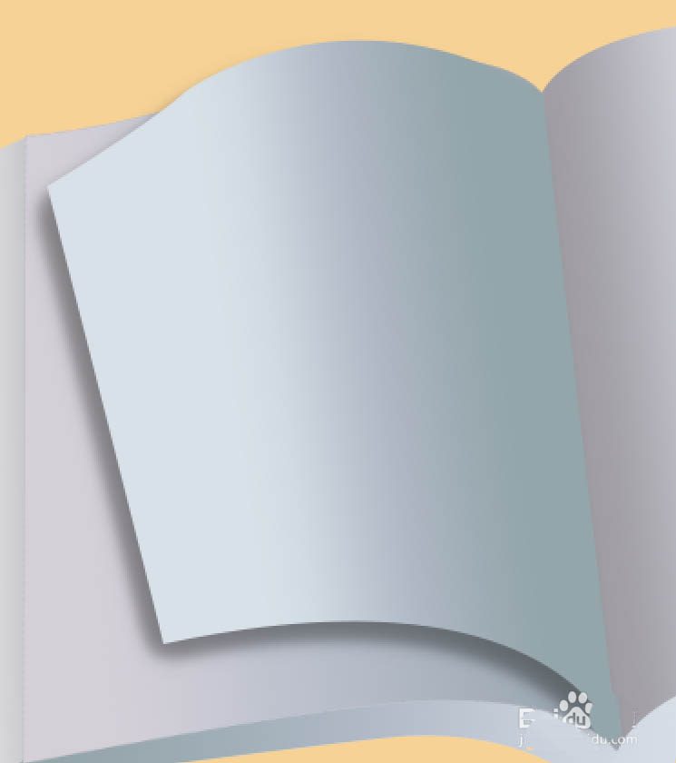 PS怎么畫逼真的空白頁(yè)書本模型? PS翻開的書本建模技巧