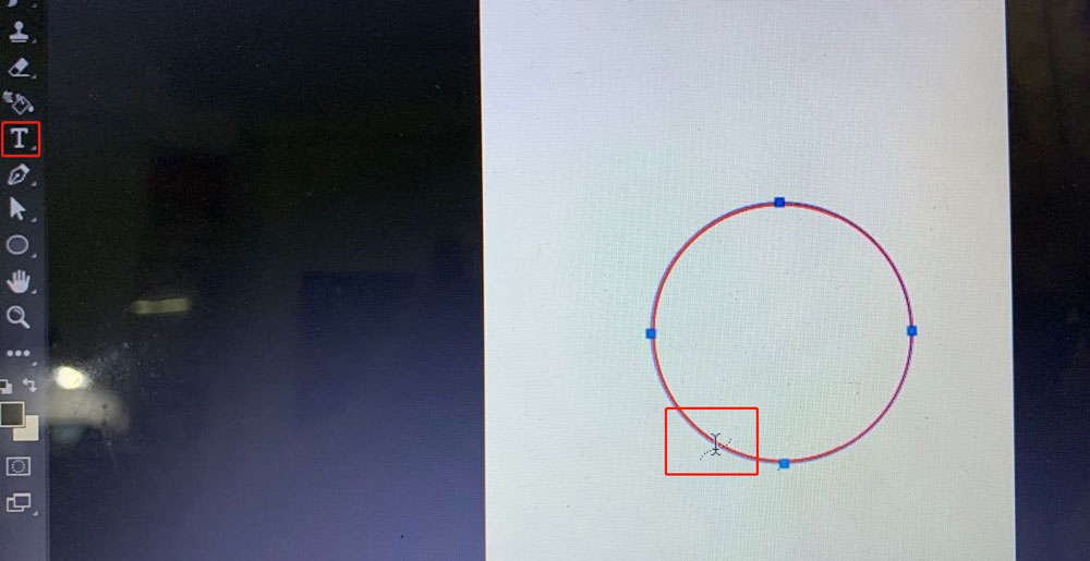 ps椭圆底部的文字怎么调整方向? ps旋转文字方向的技巧