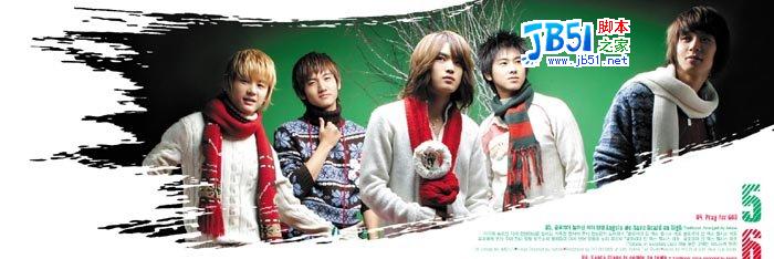 Photoshop教程:制作圣诞签名效果_建站学www.jzxue.com转载