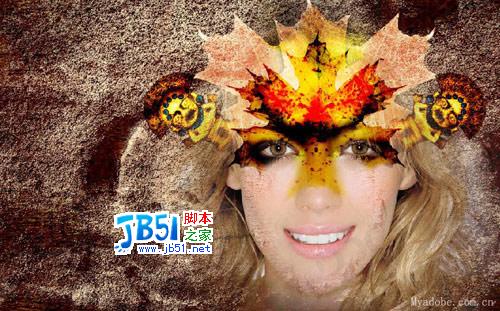 Photoshop获奖作品《春神》制作过程