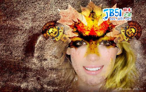 Photoshop获奖作品《春神》制作过程