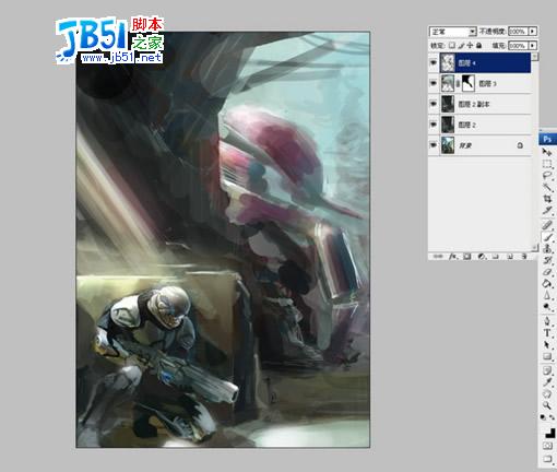 Photoshop插画作品详细教程及思路详解