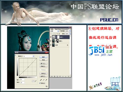 Photoshop调色实例：对比强烈绿色调色