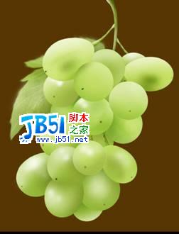 Photoshop鼠绘实例之鲜美葡萄绘制教程