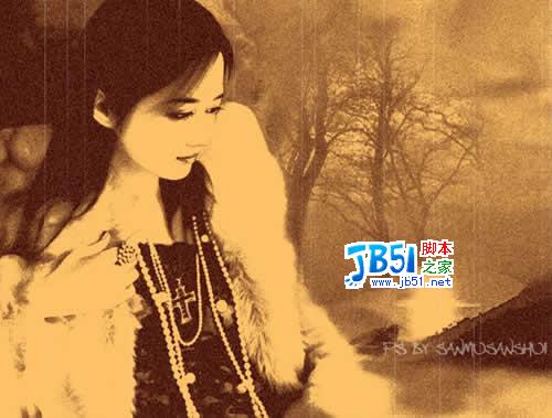 Photoshop调色教程：怀旧色调效果简单打造